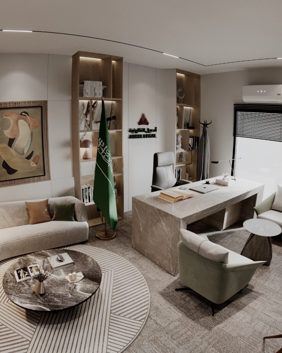تصميم مكتب محاماة في بريدة الرياض
